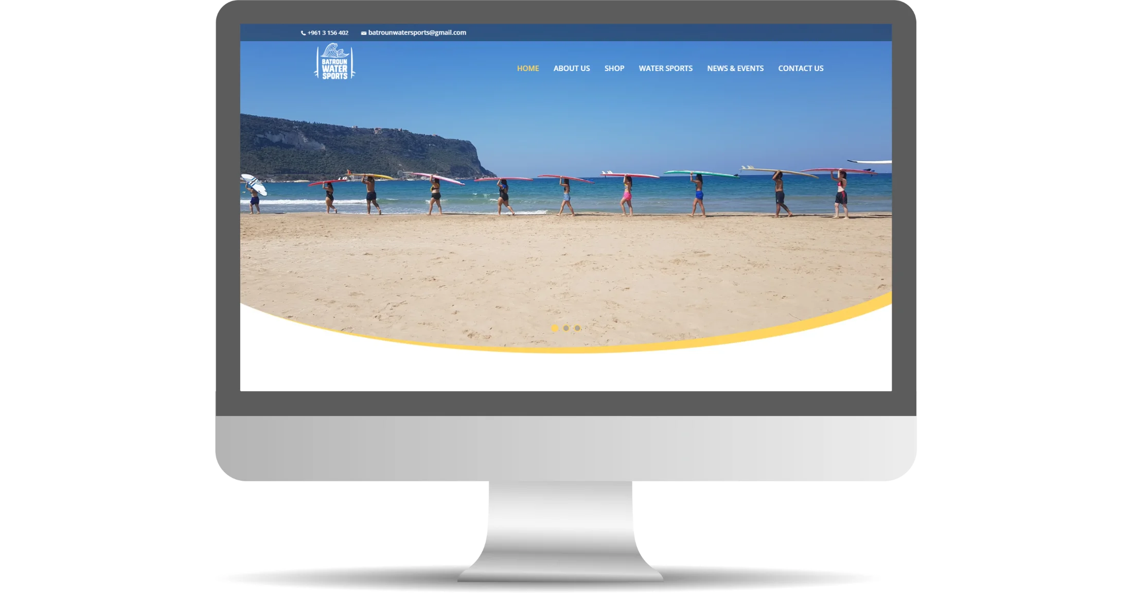 Batroun Water Sports Website Batroun Water Sports Website